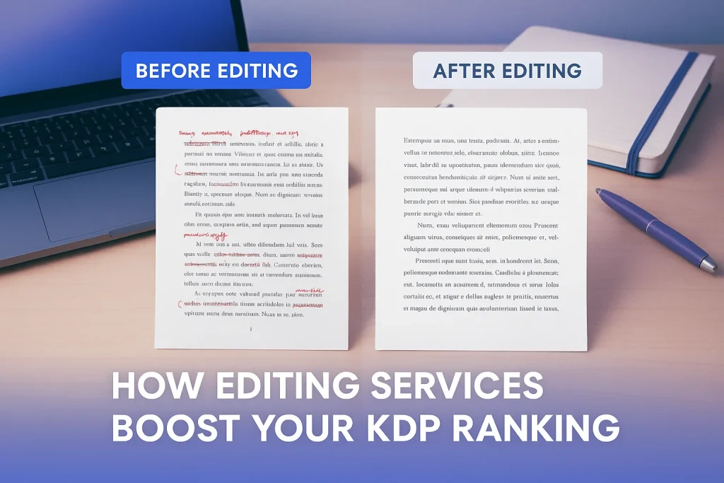 How Editing Services Improve Your Book’s Amazon KDP Ranking